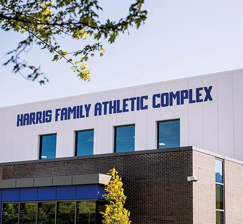 Read article Dedication of Harris Family Athletic Complex signals wrestling's return